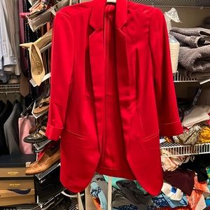 Red blazer